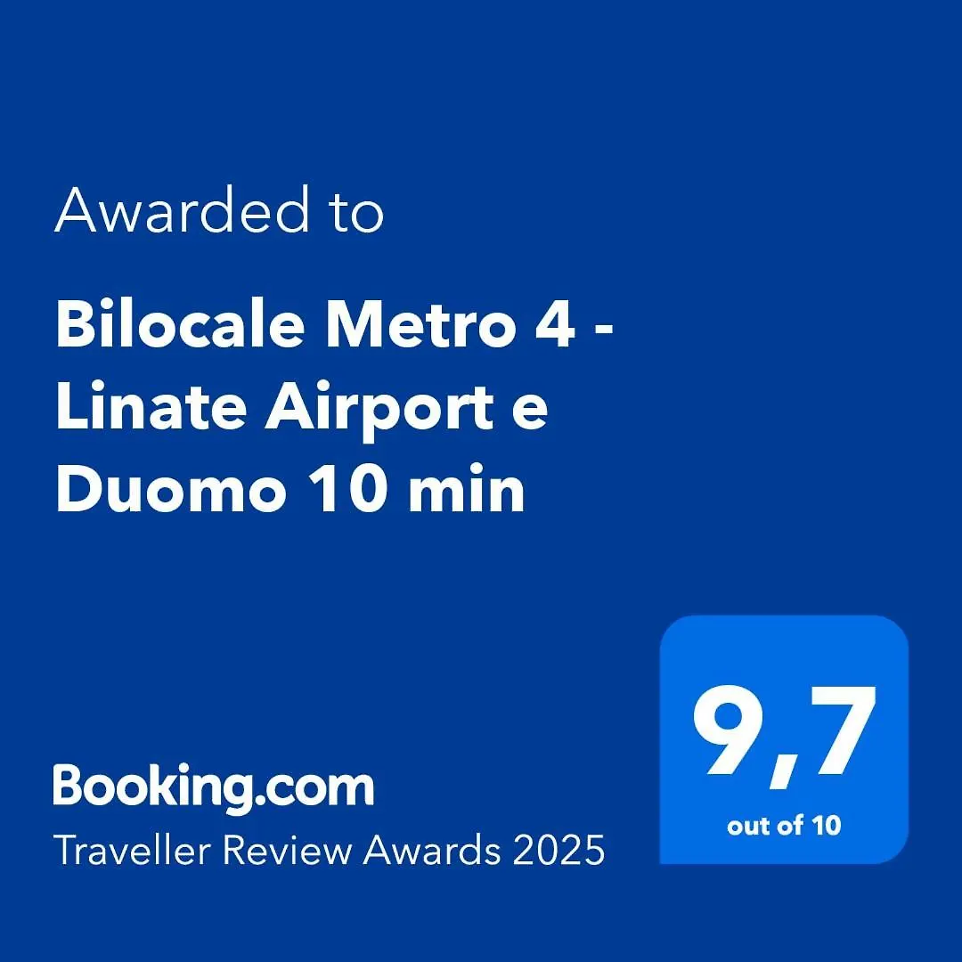 Bilocale Metro 4 - Linate Airport E Duomo 10 Min Apartment Milan